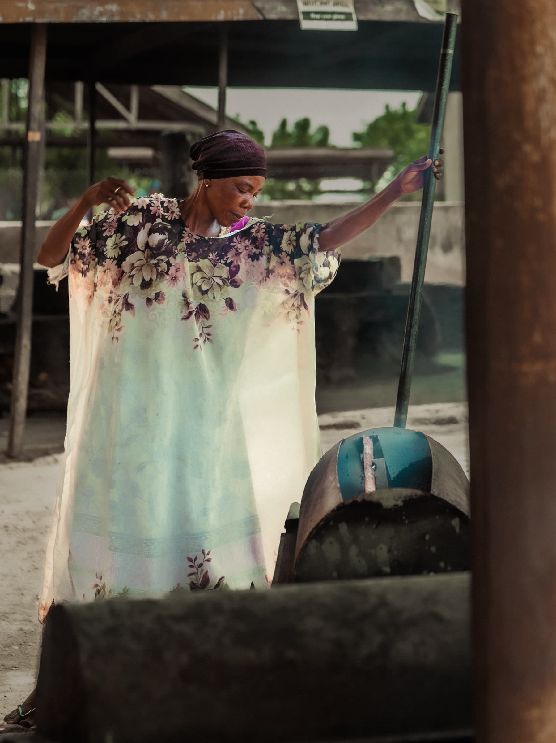 Verarbeitung von Shea in Ghana