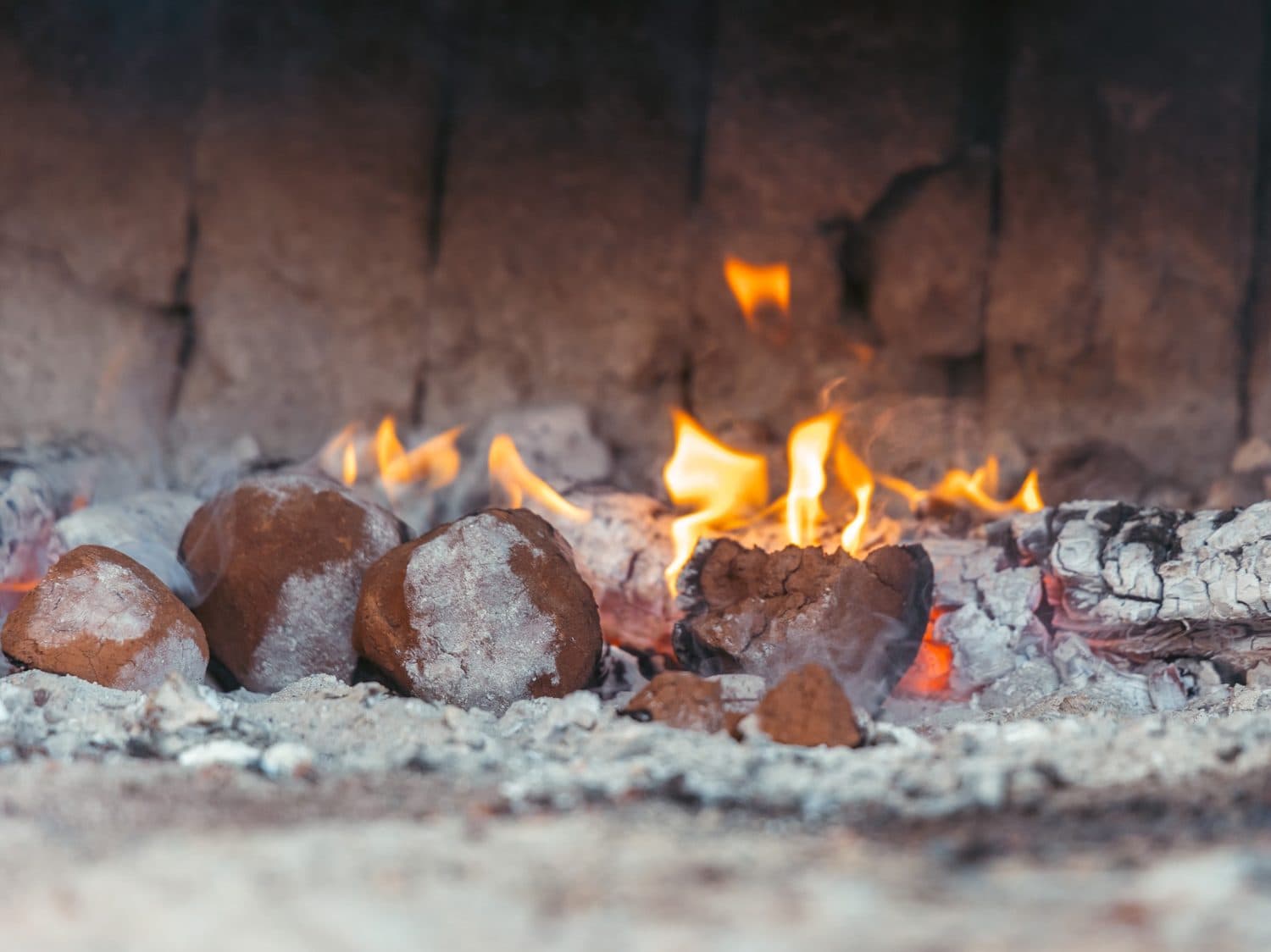 Rösten über Feuer